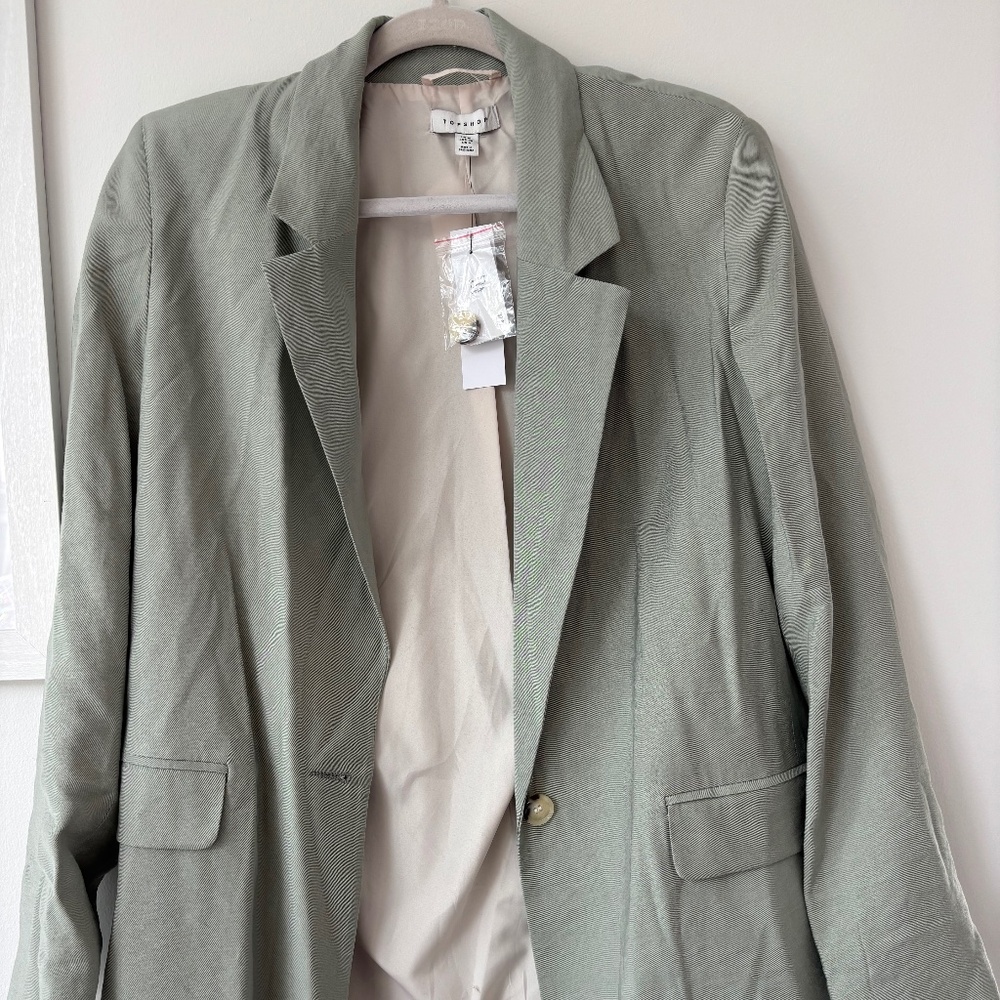 TopShop Light Green Blazer | NWT!!